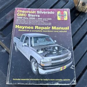 Haynes Repair Manual Chevrolet Silverado & GMC Sierra 1999 2006 2WD & 4WD 24066